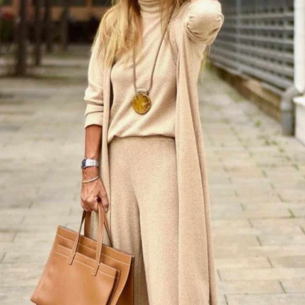 Tan  cardigan